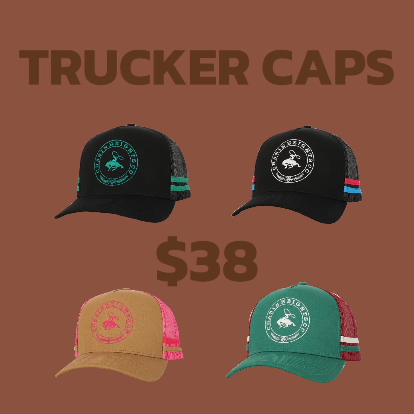 The Stockton Truckers caps