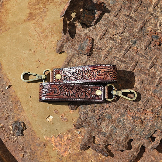 Leather keychains